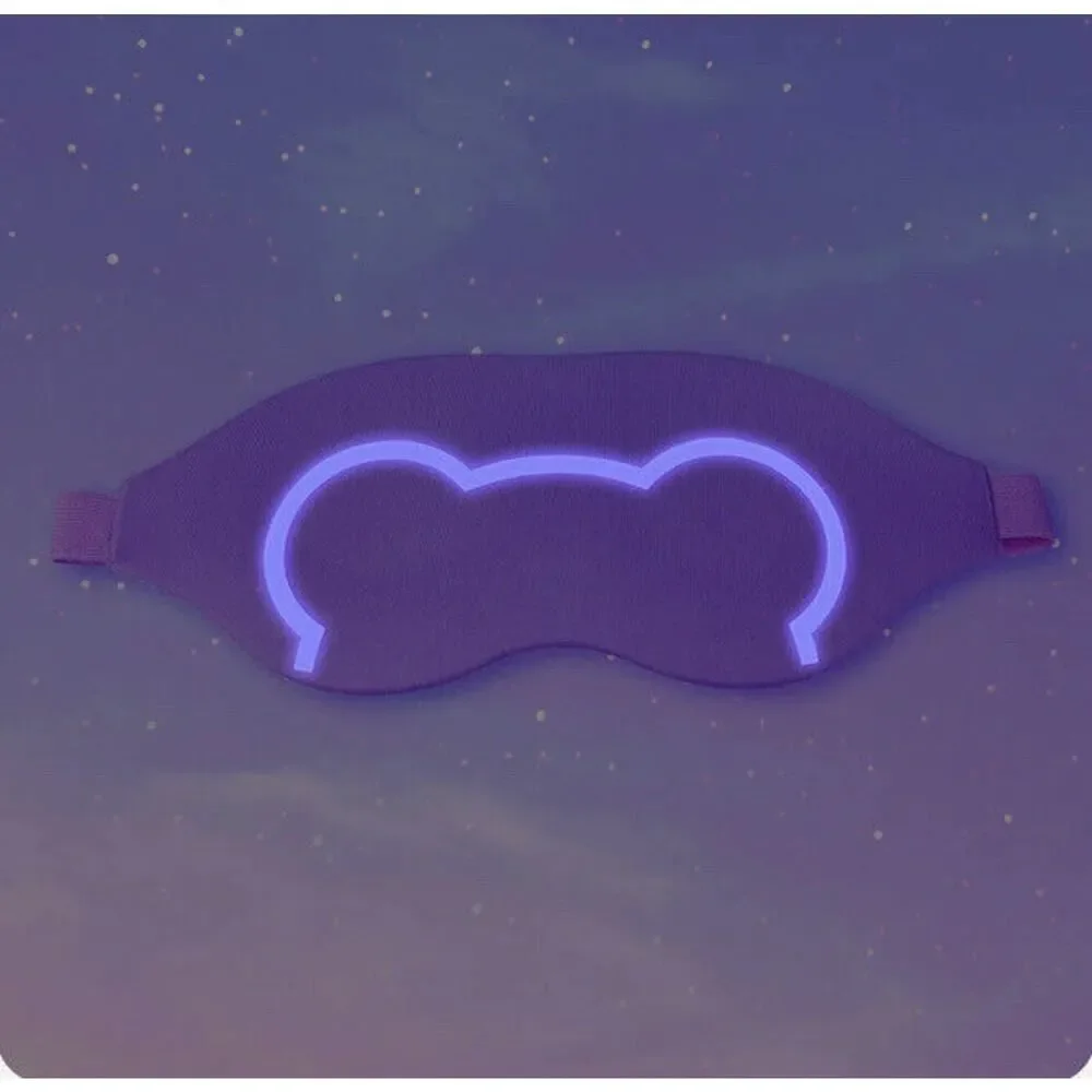 Sugarbear Luxury Sleep Mask 3D Contoured Cup Sleeping Blindfold Comfort w/ Pouch